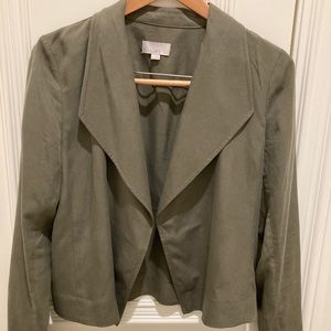 Loft Olive maternity jacket